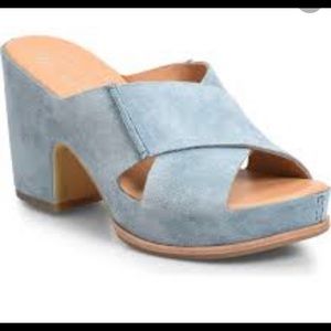 Kork-Ease 8M Garden Platform Suede Sandals